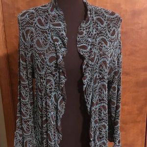 Brown and Teal Jacket